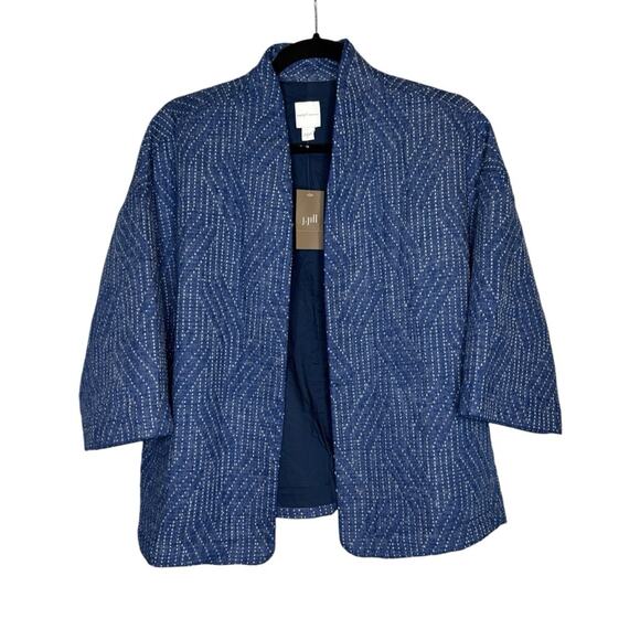 NWT J. Jill Square Sleeve Cropped Jacket - Picture 2 of 10